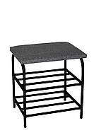 Пуф банкетка 40 см з м'яким сидінням Tela