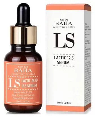Сироватка-пілінг для обличчя з молочною кислотою COS DE BAHA Lactic Acid 12.5 % Serum 30 ml, фото 1