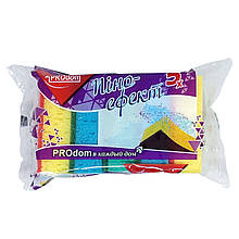 Губки кухонні PROdom для миття посуду пористі 5 шт / уп