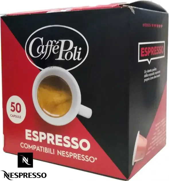 Кава в капсулах Caffe Poli Nespresso Espresso  (50 шт.) Італія