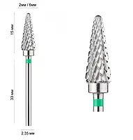 Фреза конус скруглений зелений 41160 DLX ( ТВС 500 104 103 148 060 )
