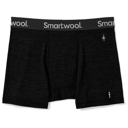 Термотруси чоловічі Smartwool Men's Merino Sport 150 Boxer Brief Boxed, Black, S (46), фото 1