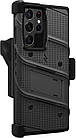 Чохол Zizo Bolt Series Black з кліпсою для Samsung Galaxy S22 Ultra SM-S908, фото 3