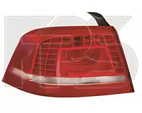 Фонарь задний VW Passat B7 2010 - 2014 левый (DEPO) светлая полоска , LED Volkswagen FP 7423 F5 -E