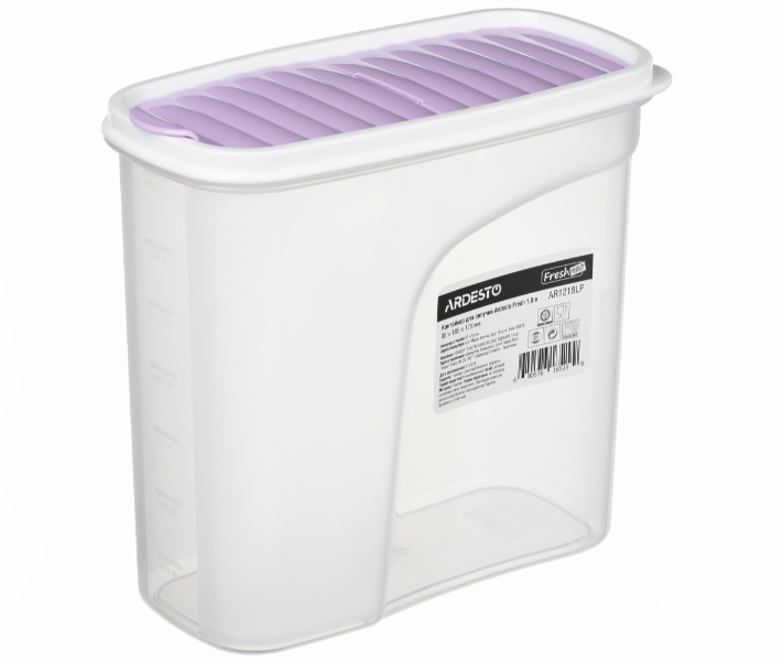 Контейнер для сипких Ardesto Fresh 1,8 л ліловий (AR1218LP)