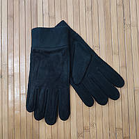 Флисовые перчатки с сенсорным пальчиком цвет черный размер L-XL