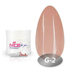 Гель для нарощування Nice 30 мл, No G — 2