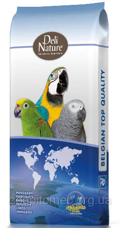 Корм для великих папуг PAPAGEIEN ZUCHT Deli Nature (Делі Натюре) 62, 15 кг