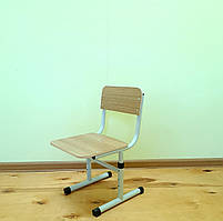 Стілець дитячий регульований "Ростик" з покриттям HPL на круглій трубі 2-4 р.гр._