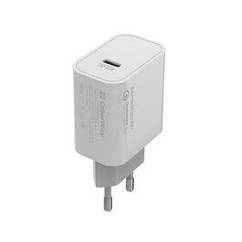 Мережевий зарядний пристрій ColorWay Power Delivery Port PPS USB Type-C (30 W) White (CW-CHS038PD-WT)