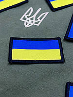 Прапор UA шеврон на липучці