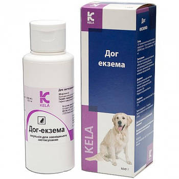 Емульсія Kela Дог екзема проти дерматитів для собак 100 мл