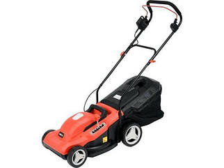 Газонокосарка на 4 колесах електромережева YATO, 1800 Вт, обрізний діап. Ø= 38 см, емк.- 50 л