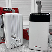 PowerBank 50000mAh ProTech. Павербанк 50000, повербанк. Быстрая зарядка с кабелями