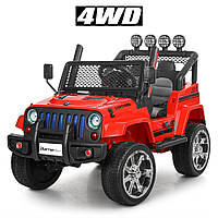 Детский электромобиль джип Jeep 4WD 180W