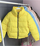 Куртка жіноча коротка демісезонна — 008 колір моко, фото 7
