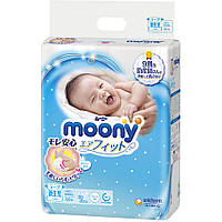 Детские подгузники Moony NB 0-5 кг 90 шт