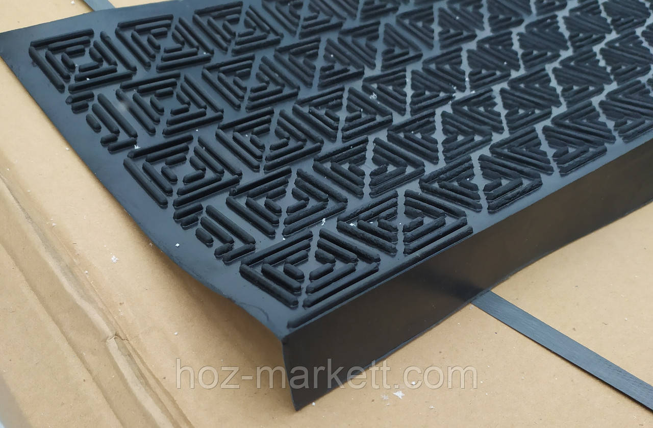 Гумовий 73 х 24 см антиковзний килимок накладка на щабель, фото 1
