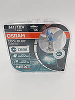 Галогенная лампа OSRAM H1 12V 55W P14,5s Cool Blue Next CBN 5000K Duo box 64150CBN