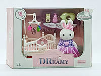 Набор Shantou "By Dreamy" флоксовые животные кролик с кроваткой 6621-7