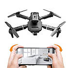 Квадрокоптер з 4К камерою та WiFi, Drone Pro S60 + Кейс / Міні дрон з керуванням з телефону / Складаний коптер, фото 5