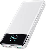 Портативное зарядное устройство 13800mAh, компактный ЖК-дисплей, быстрая зарядка USB-C Power Bank,