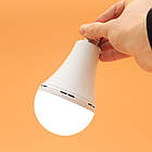 Акумуляторна LED лампочка 15 Вт (цоколь E27) / Світлодіодна аварійна лампа перезаряджувана, фото 5