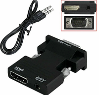 Переходник UKC HDMI - VGA OUT со звуком