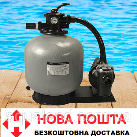 Фільтраційна установка для басейну Emaux FSF350 (4,32 м3/год, D355) Фільтр пісочний, фото 1