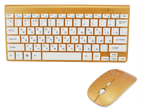 Бездротова клавіатура + мишка wireless 902, фото 2