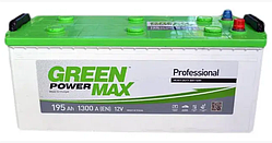 Акумулятор GREEN POWER MAX 195Ah бокова(+/-) (1300EN) (д513*ш223*в223)