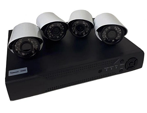 Система відеоспостереження DVR KIT 520 AHD 4ch Gibrid 4.0 MP(H. 264) набір на 4камеры, фото 2