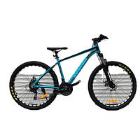 Спортивный велосипед 26 дюймов TopRider горный велосипед с алюминиевой рамой Топ Райдер Синий