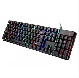 Клавіатура з підсвічуванням KR 6300TZ + mouse, фото 2