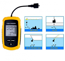 Ехолот Fish Finder портативний, фото 3