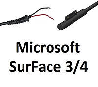 Кабель для блока питания ноутбука Microsoft 12 pin SurFace 3/4 до 4a L-type No brand Microsoft 12 pin SurFace