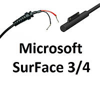 Кабель для блока питания ноутбука Microsoft 12 pin SurFace 3/4 до 6.3a L-type No brand Microsoft 12 pin