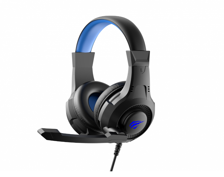 Навушники ігрові з мікрофоном Havit HV-H2031d чорно-сині