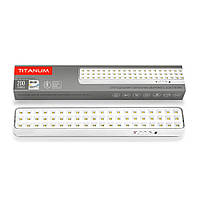 Світлодіодний аварійний LED світильник TITANUM 60 LED 6500K акум.18650