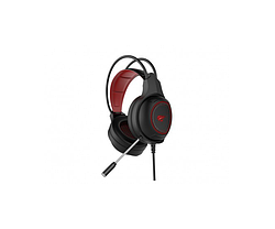 Навушники ігрові з мікрофоном Havit HV-H2239d чорно-червоні, фото 2