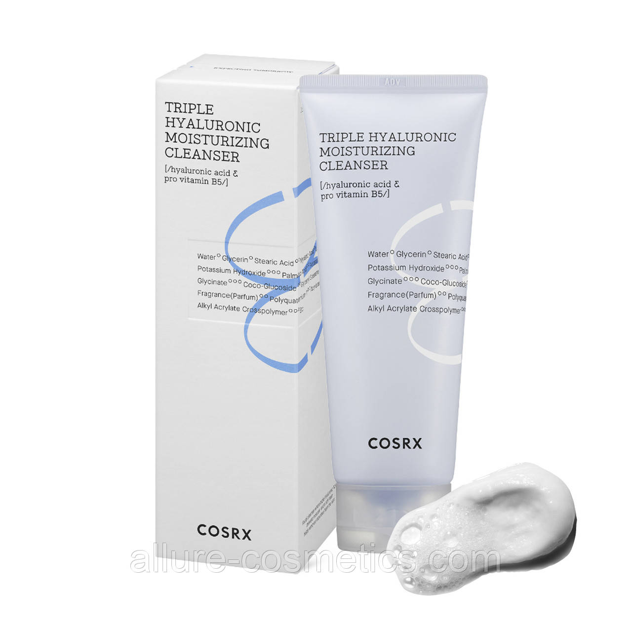 Зволожувальна пінка з потрійною гіалуроновою кислотою Cosrx Hydrium Triple Hyaluronic Moisturizing Cleanser 150ml