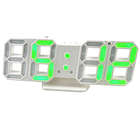 Часы с будильником и градусником Caixing LY 1089 green No brand Часы с будильником и градусником Caixing LY