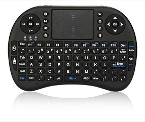 Клавіатура бездротової mini I8 c touchpad і підсвічування