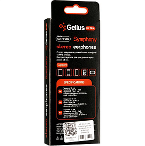Навушники Gelius Ultra Symphony GU-080 Black with mic + button call answering, фото 2