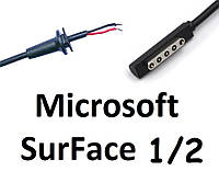 Кабель для блока питания ноутбука Microsoft 5 pin SurFace 1/2 до 4a L-type No brand Microsoft 5 pin SurFace