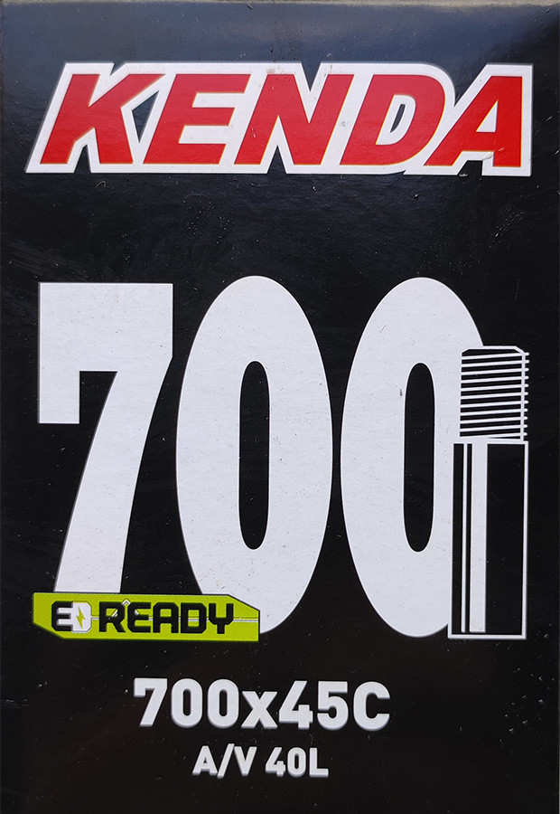 Камера велосипедна Kenda 700 x 45C (47-622/630) AV, вентиль 40 мм, фото 1
