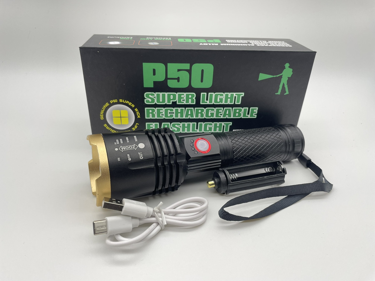 Фонарь Super light P50 (4400 MAH)(BCT-8501) BF