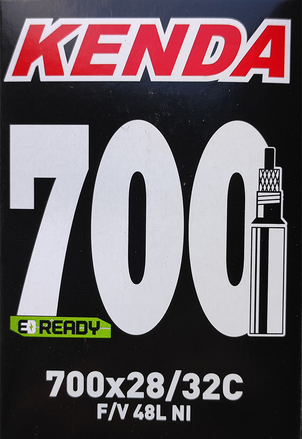 Камера велосипедна Kenda 700 x 28C/32C (28/32-622/630) FV Presta, вентиль 48 мм, фото 1