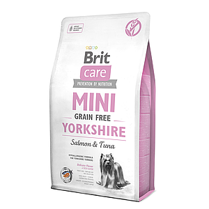 Brit Care Mini GF Yorkshire для собак з лососем і тунцем 2 кг