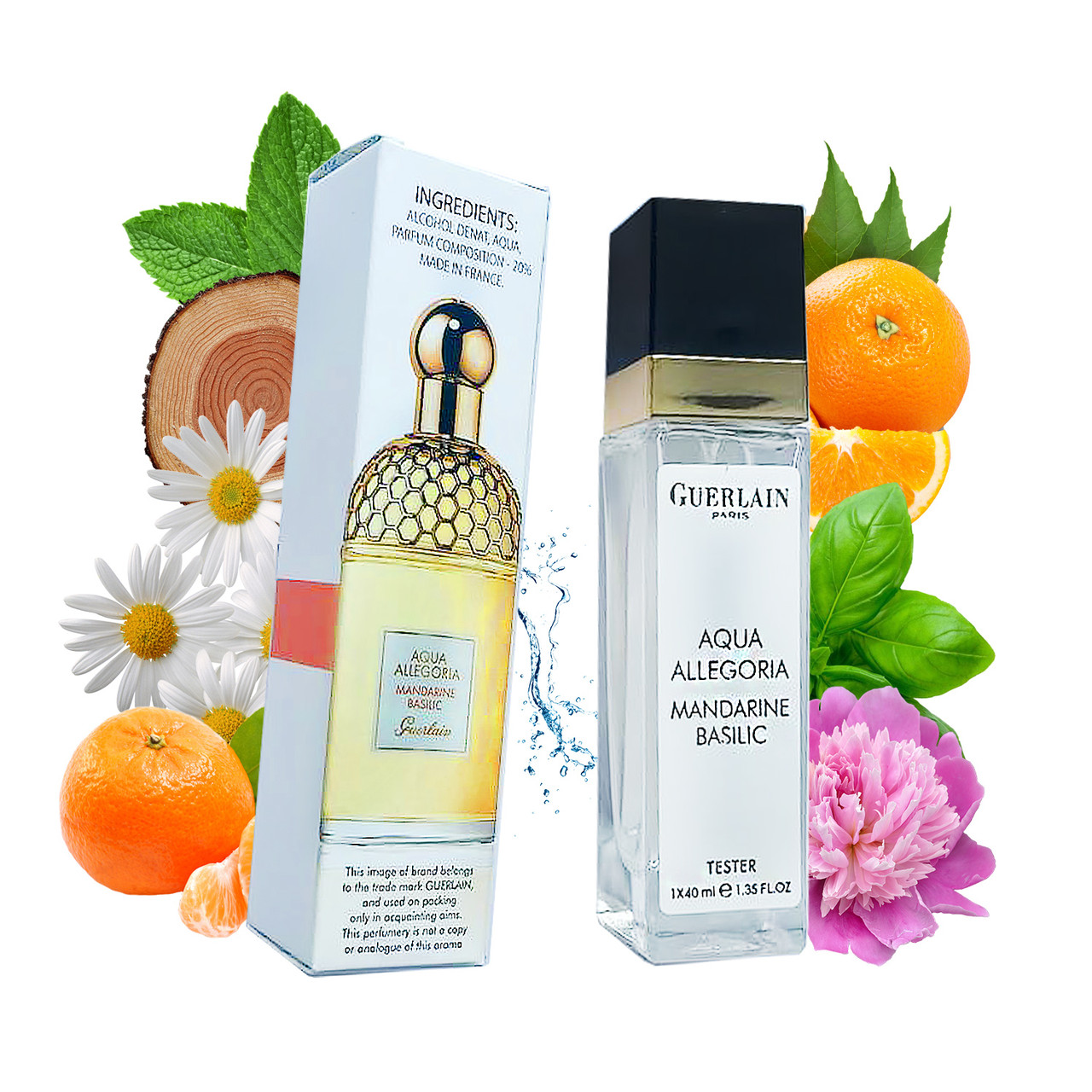 Guerlain Aqua Allegoria Mandarine Basilic (Герлен Аква Алегорія Мандарин Базилік ) 40 мл. ОПТ